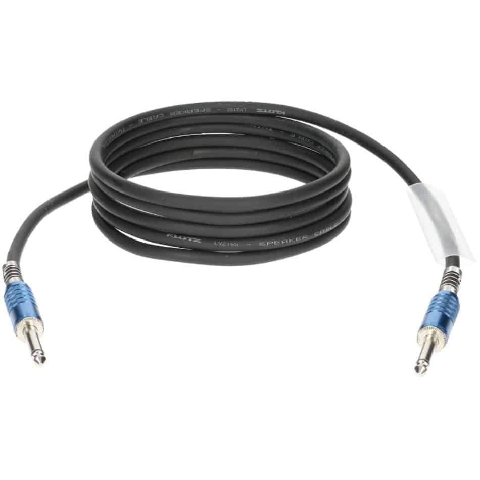 Klotz SC1 3m 2 x 1.5mm² Neutrik Jacks Speaker Cable in Black