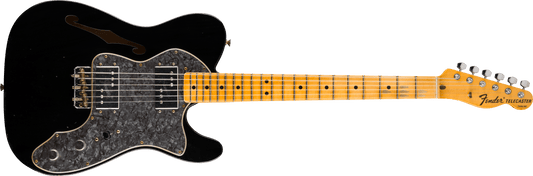 Fender Custom Shop 1970s Telecaster Thinline Journeyman in Aged Black