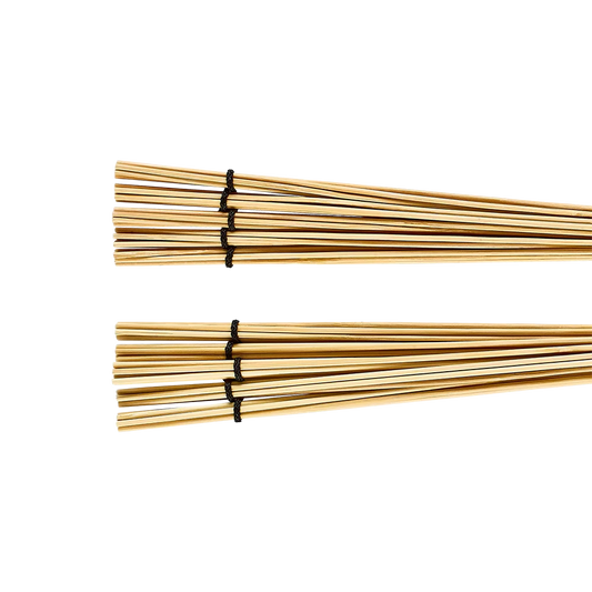 Meinl Stick & Brush Bamboo Brush Multi Rod Bundle Sticks 1 Pair
