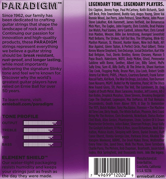 Ernie Ball Power Slinky Paradigm Electric Guitar Strings 11-48 Gauge