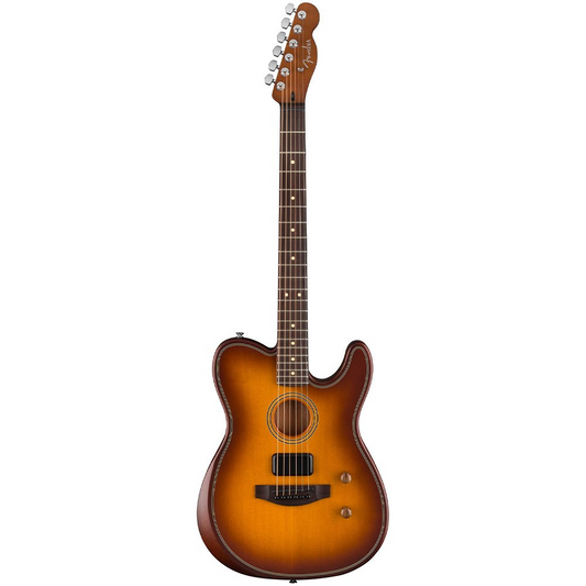 Fender Acoustasonic Standard Telecaster, Rosewood Fingerboard in Honey Burst