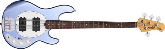 Sterling By Music Man StingRay Ray4HH in Lake Blue Metallic