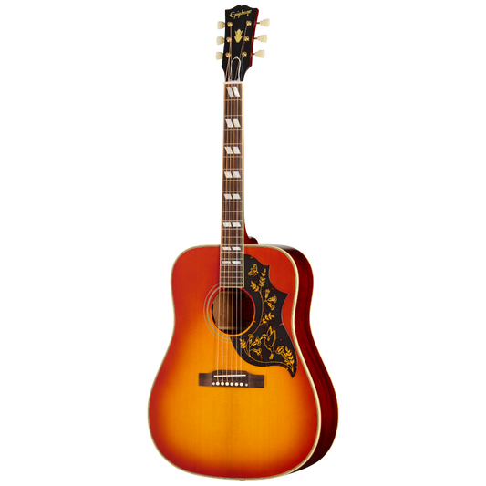 Epiphone 1960 Hummingbird Reissue Acoustic Electric Guitar in Heritage Cherry Sunburst