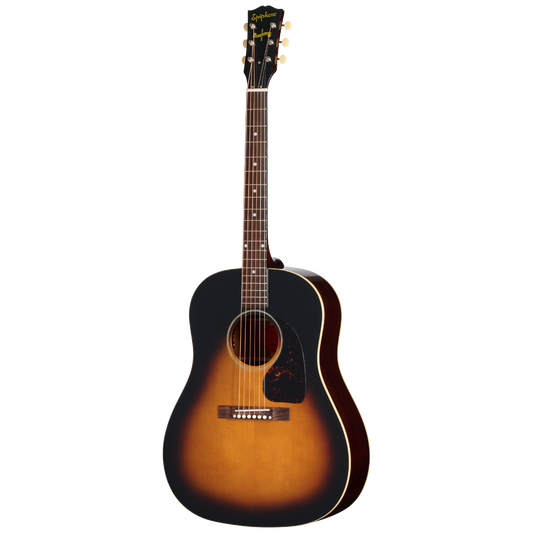 Epiphone 1942 Banner J-45 Reissue Acoustic Electric Guitar in Vintage Sunburst