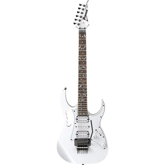 IBANEZ JEMJR WH Steve Vai Signature Guitar in White