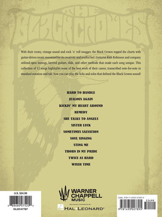 Best Of The Black Crowes Guitar Tab