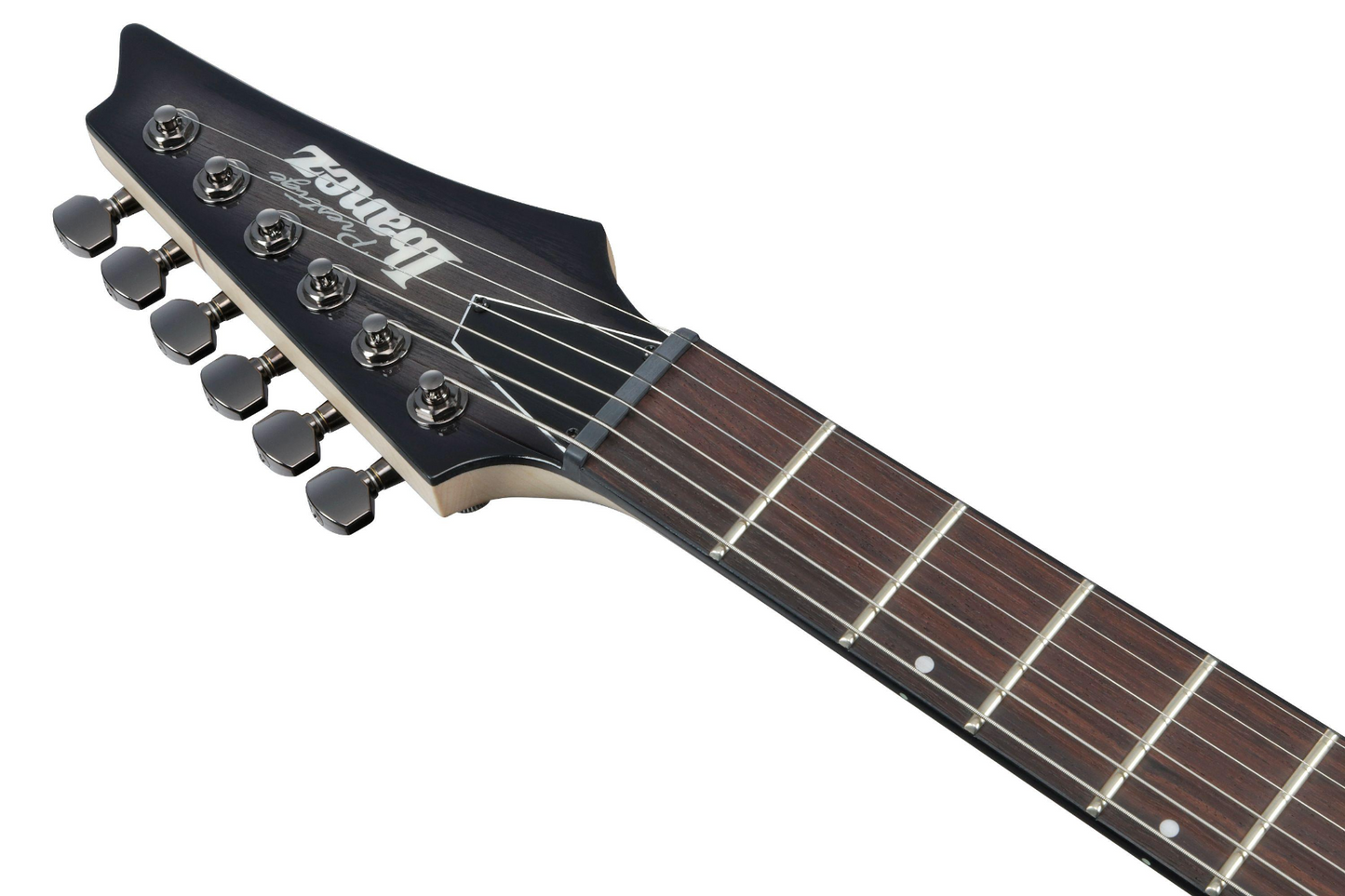 Ibanez Prestige S6621AH Electric Guitar in Transparent Gray Burst