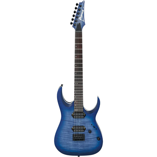 IBANEZ RGA42FM ARCHTOP ELECTRIC GUITAR in Blue Lagoon Burst Flat