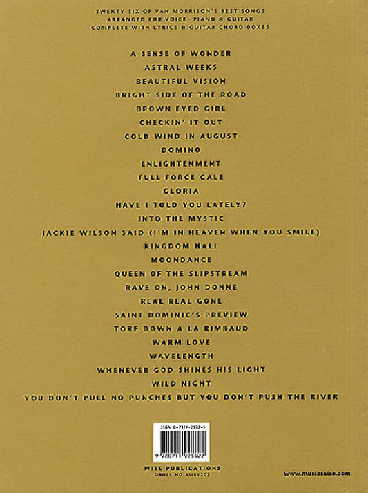 Van Morrison Anthology PVG