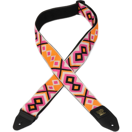 Ernie Ball Classic Jacquard Guitar Bass Strap in Electric Diamond