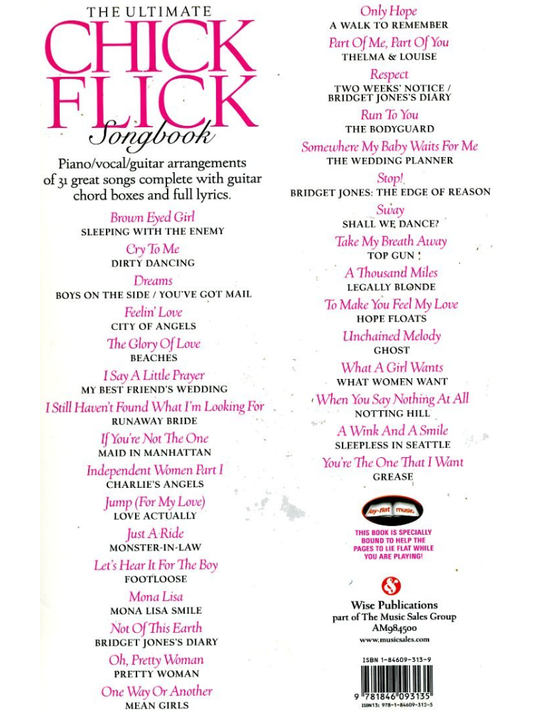 The Ultimate Chick Flick Songbook PVG