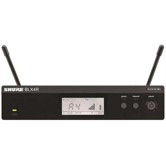 Shure Wireless 1/2R Headworn System BLX1 Tx; SM35 Mic; BLX4R Rx Auto Setup 662-686MHz