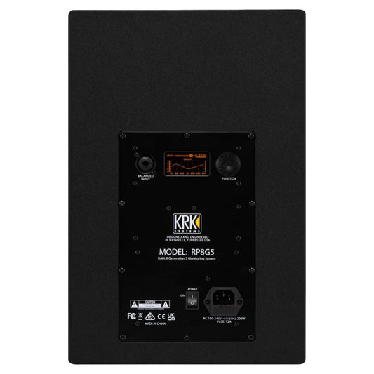 KRK ROKIT 8 Gen 5 Active 8” Two Way Studio Reference Monitor Single
