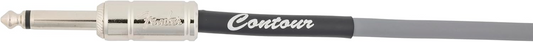 Fender Contour™ Series 30' Coil Instrument Cable in Inca Silver