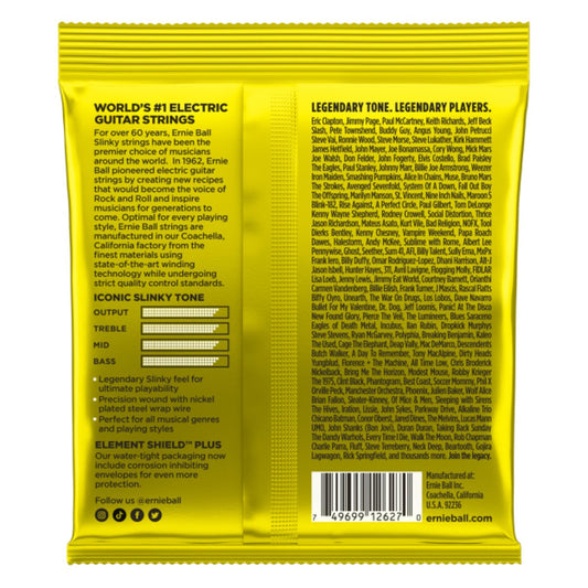 Ernie Ball Beefy Slinky Nickel Wound Electric Guitar Strings 11-54 Gauge