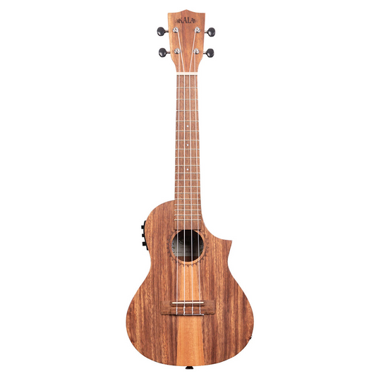 Kala Teak KATKCCE Tri Top Concert Ukulele in Natural