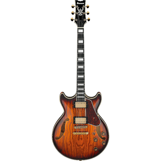 Ibanez AM93QA Electric Guitar in Vintage Violin High Gloss