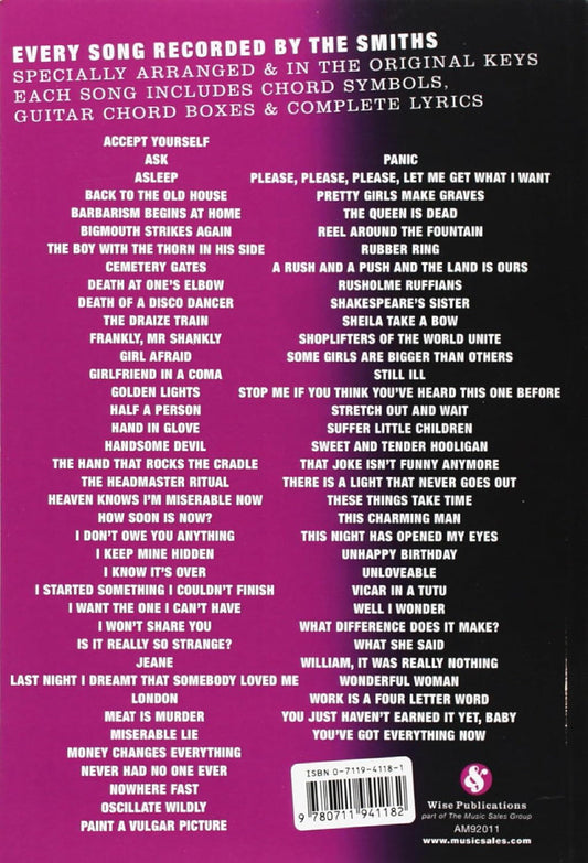 The Smiths Complete Chord Songbook