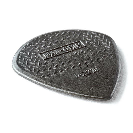 Jim Dunlop Player's Pack Max Grip Jazz III Guitar Pick 6 Pack Carbon Fiber