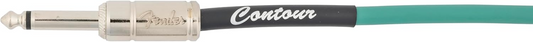 Fender Contour™ Series 30' Coil Instrument Cable in Sherwood Green