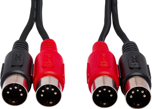 HOSA MID202 Dual MIDI Cable 2M
