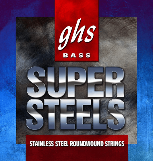 GHS 6L STB Super Steels Bass Guitar Strings 27-126 Gauge