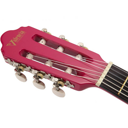 Valencia Series 100 3/4 Size Classical Guitar in Pink Sunburst