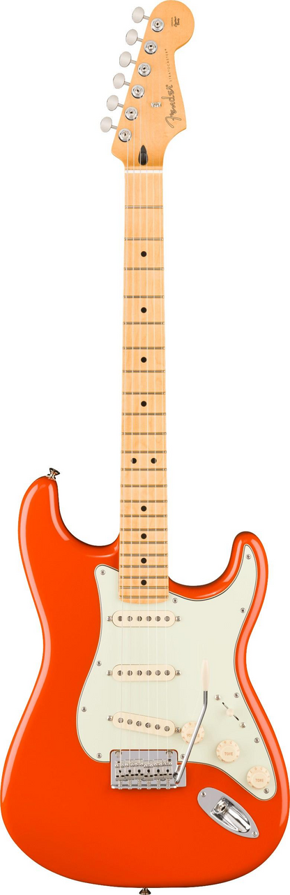Fender Player II Stratocaster Electric Guitar, Maple Fingerboard in Rallye Orange