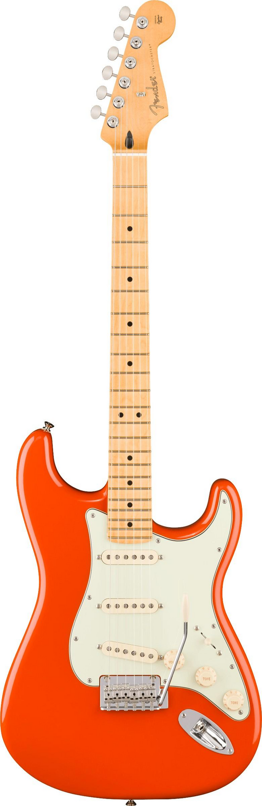 Fender Player II Stratocaster Electric Guitar, Maple Fingerboard in Rallye Orange