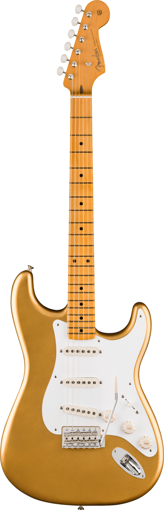 Fender Vintera III Late '50s Stratocaster Electric Guitar, Maple Fingerboard in Aztec Gold