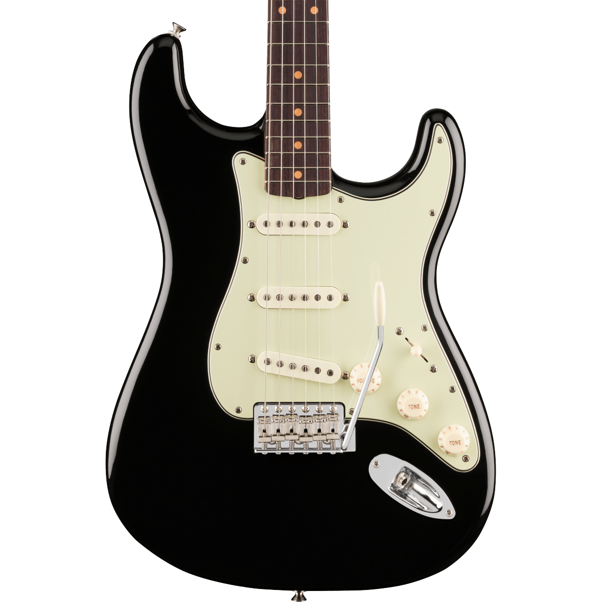 Fender Vintera III Early '60s Stratocaster Electric Guitar, Rosewood Fingerboard in Black