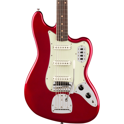 Fender Vintera III Early '60s Bass VI Electric Guitar, Rosewood Fingerboard in Candy Apple Red