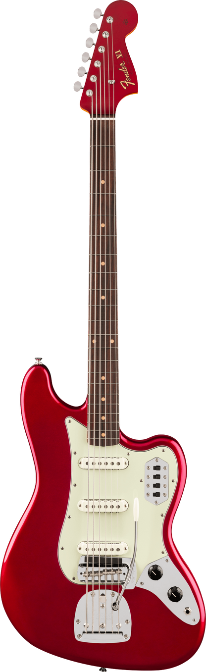 Fender Vintera III Early '60s Bass VI Electric Guitar, Rosewood Fingerboard in Candy Apple Red