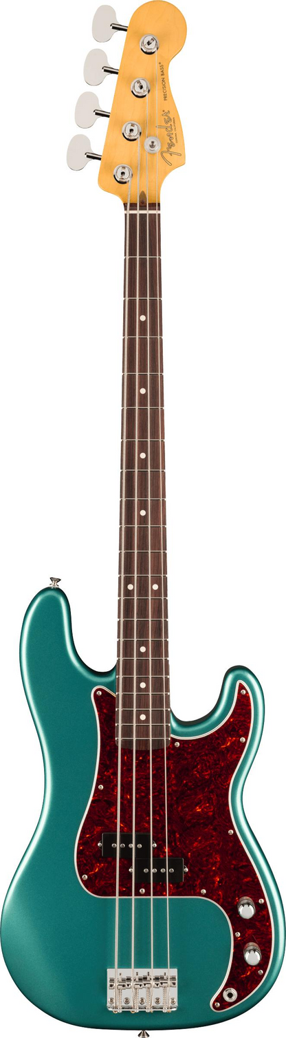 Fender American Professional Classic Precision Bass, Rosewood Fingerboard in Faded Sherwood Green Metallic