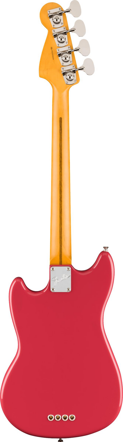 Fender American Professional Classic Mustang Bass, Maple Fingerboard in Faded Dakota Red
