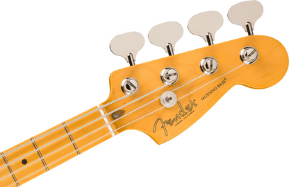 Fender American Professional Classic Mustang Bass, Maple Fingerboard in Faded Dakota Red