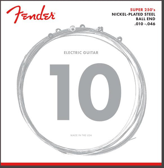 Fender Super 250's 10 gauge Nickel-Plated Steel Strings -