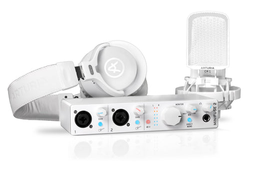 Arturia MiniFuse Recording Pack in White
