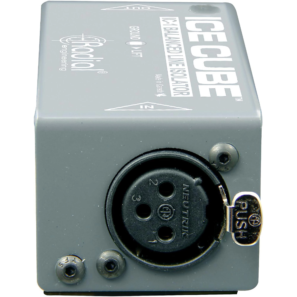 Radial IC-1 Single Channel Passive XLR Line Isolator