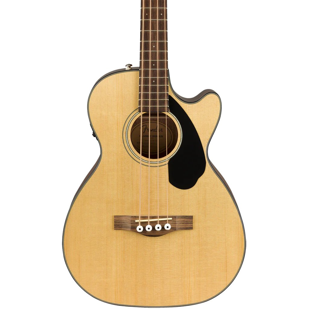 Fender CB60SCE Bass, Walnut Fingerboard in Natural