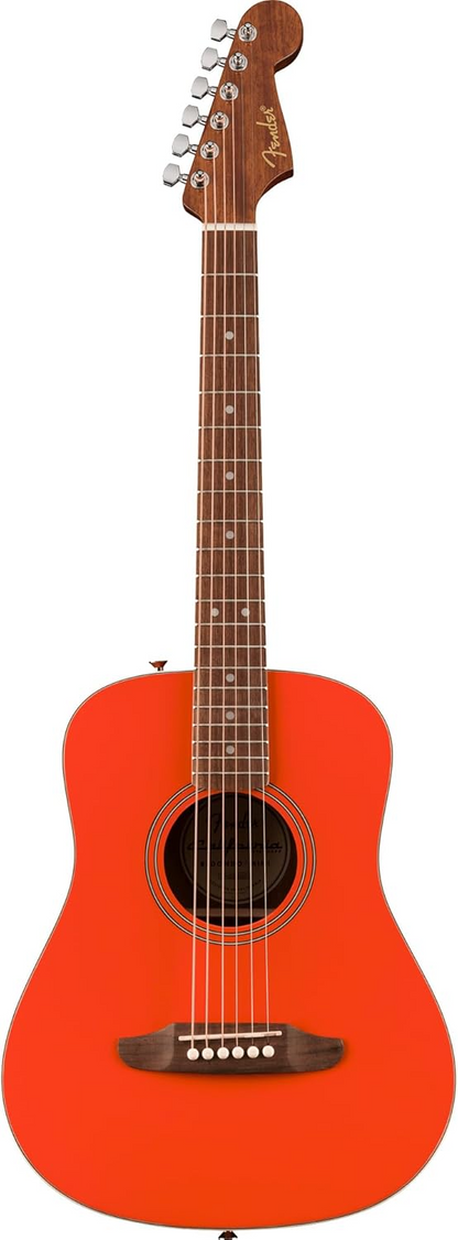 Fender California Standard Redondo™ Mini Acoustic Guitar in Fiesta Red