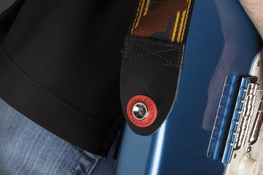 Fender Strap Blocks 4-Pack in Black 2 and Red 2