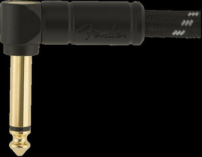 Fender 10' Deluxe Series Instrument Cable in Black Tweed