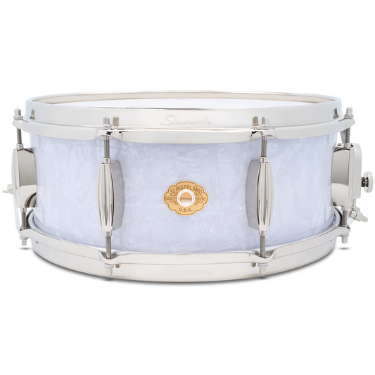 Slingerland Radio King Artist 6.5" x 14"  3-Ply White Marine Pearl Snare Drum