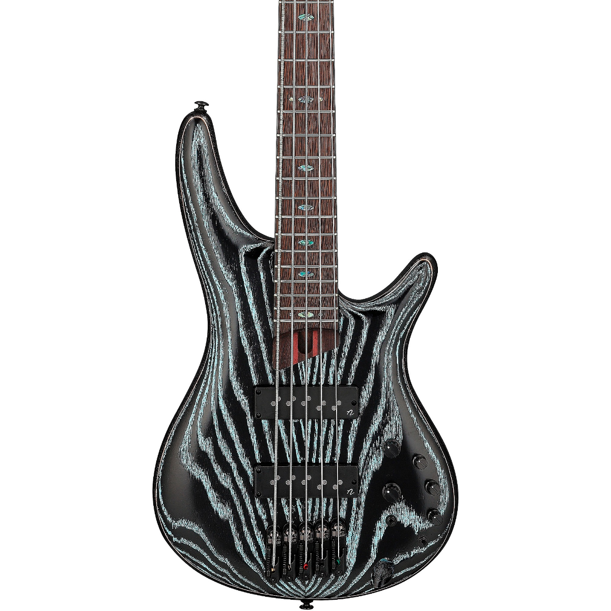 Ibanez SR1325SB Premium 5-String Electric Bass Guitar in Aqua Wave Low Gloss