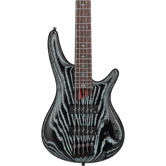 Ibanez SR1325SB Premium 5-String Electric Bass Guitar in Aqua Wave Low Gloss