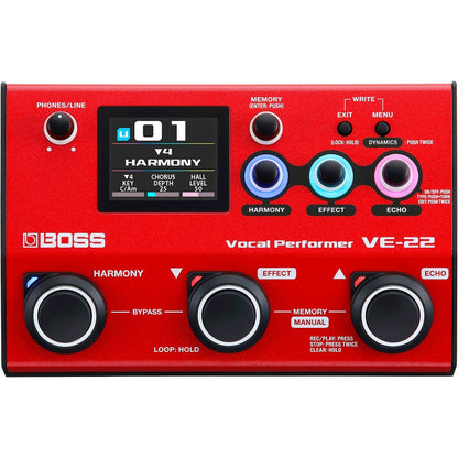 BOSS VE-22 Vocal Performer Effects Pedal