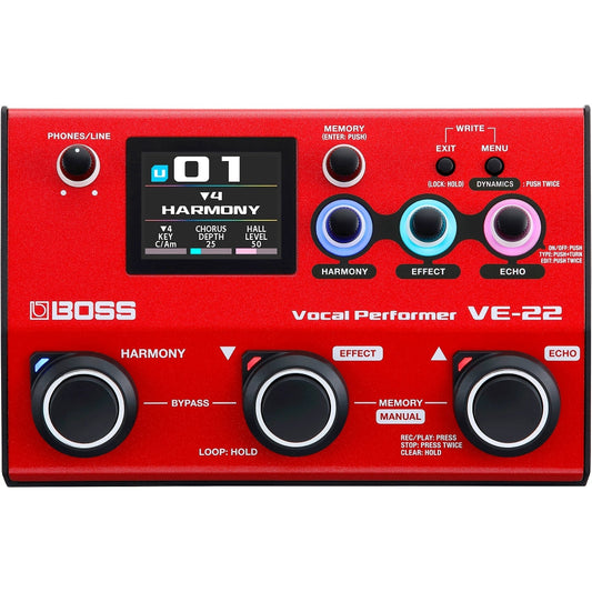 BOSS VE-22 Vocal Performer Effects Pedal