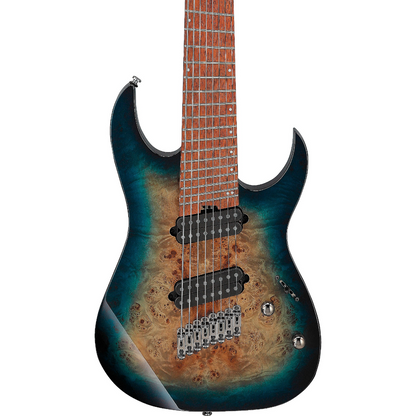Ibanez RGMS8PB 8 String Electric Guitar in Cosmic Blue Starburst