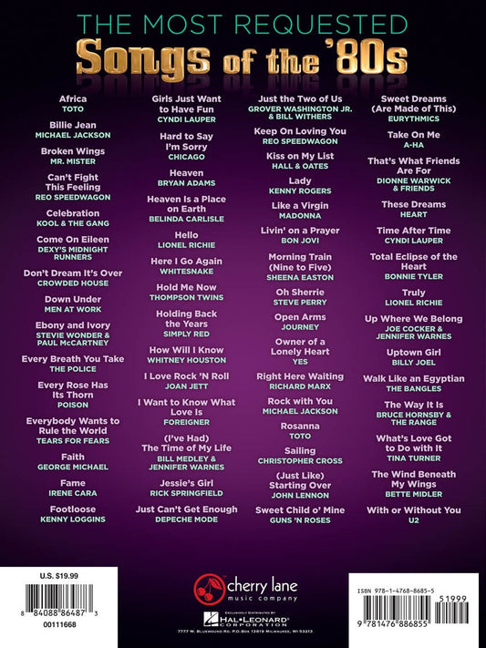 The Most Requested Songs Of The 80s PVG